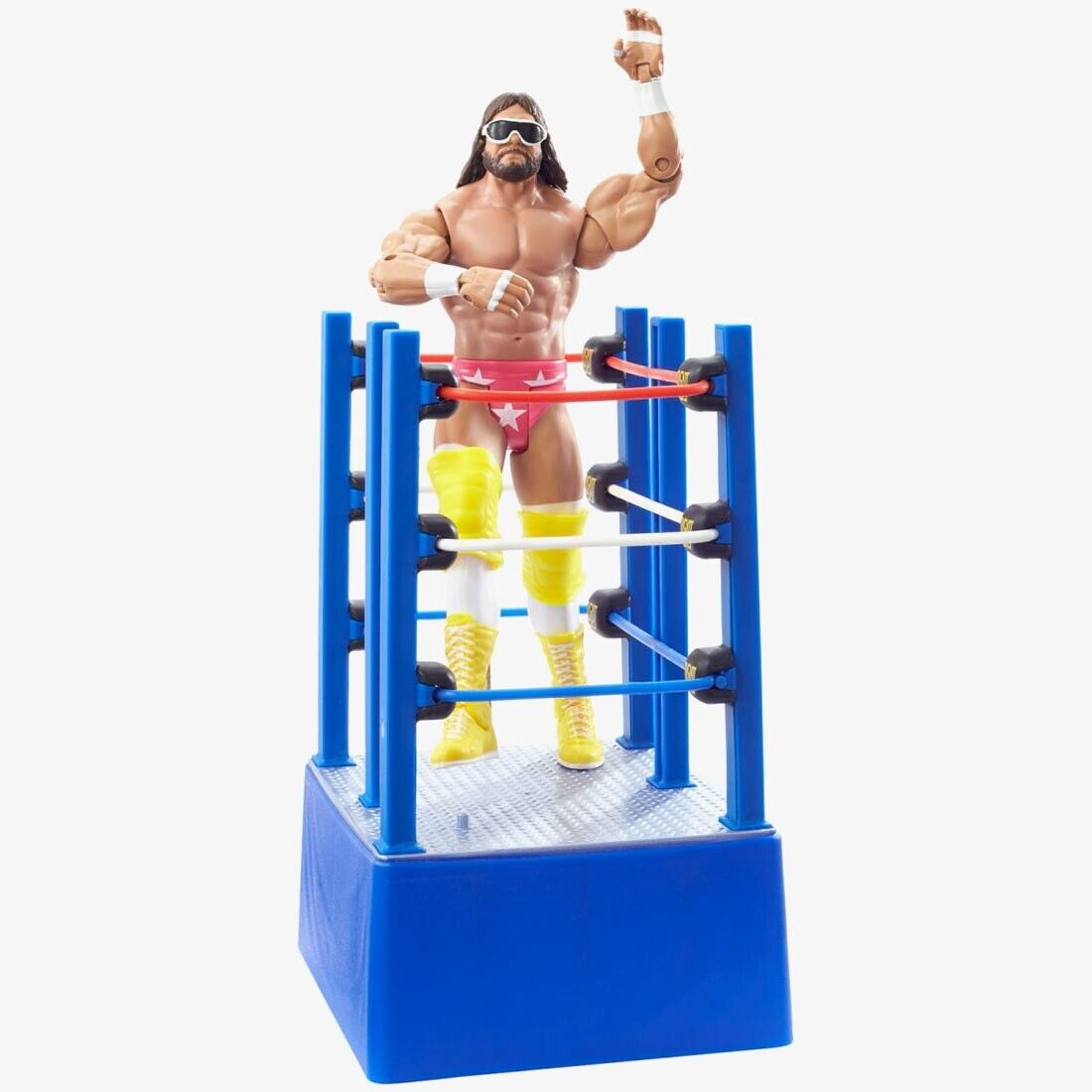 WWE Wrestlemania Celebration Macho Man Randy Savage Ring Cart Action Figure