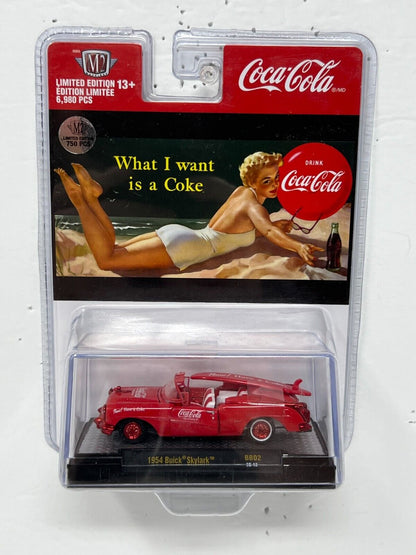 M2 Machines Coca-Cola 1954 Buick Skylark CHASE 1:64 Diecast
