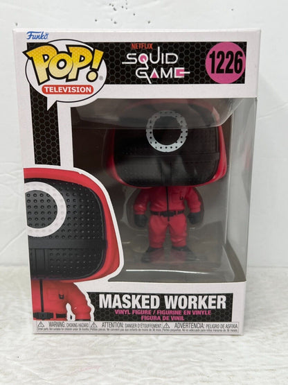 Funko Pop! Television Squid Game #1226 Masked Worker Vinyl Figure