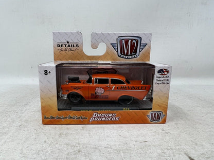 M2 Machines Ground Pounders 1957 Chevrolet 150 R18 1:64 Diecast