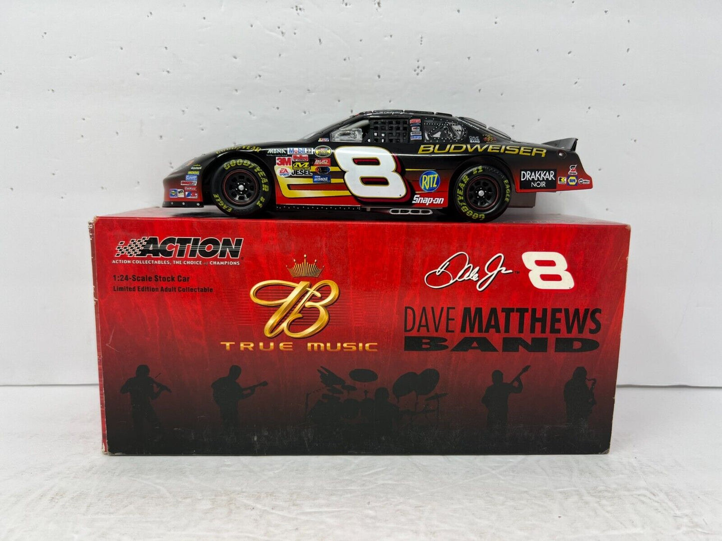 Action Nascar #8 Dale Earnhardt Jr Bud Dave Matthews Monte Carlo 1:24 Diecast