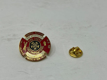 NBACF New Brunswick Association of Fire Chiefs 1986 Emergency Services Lapel Pin