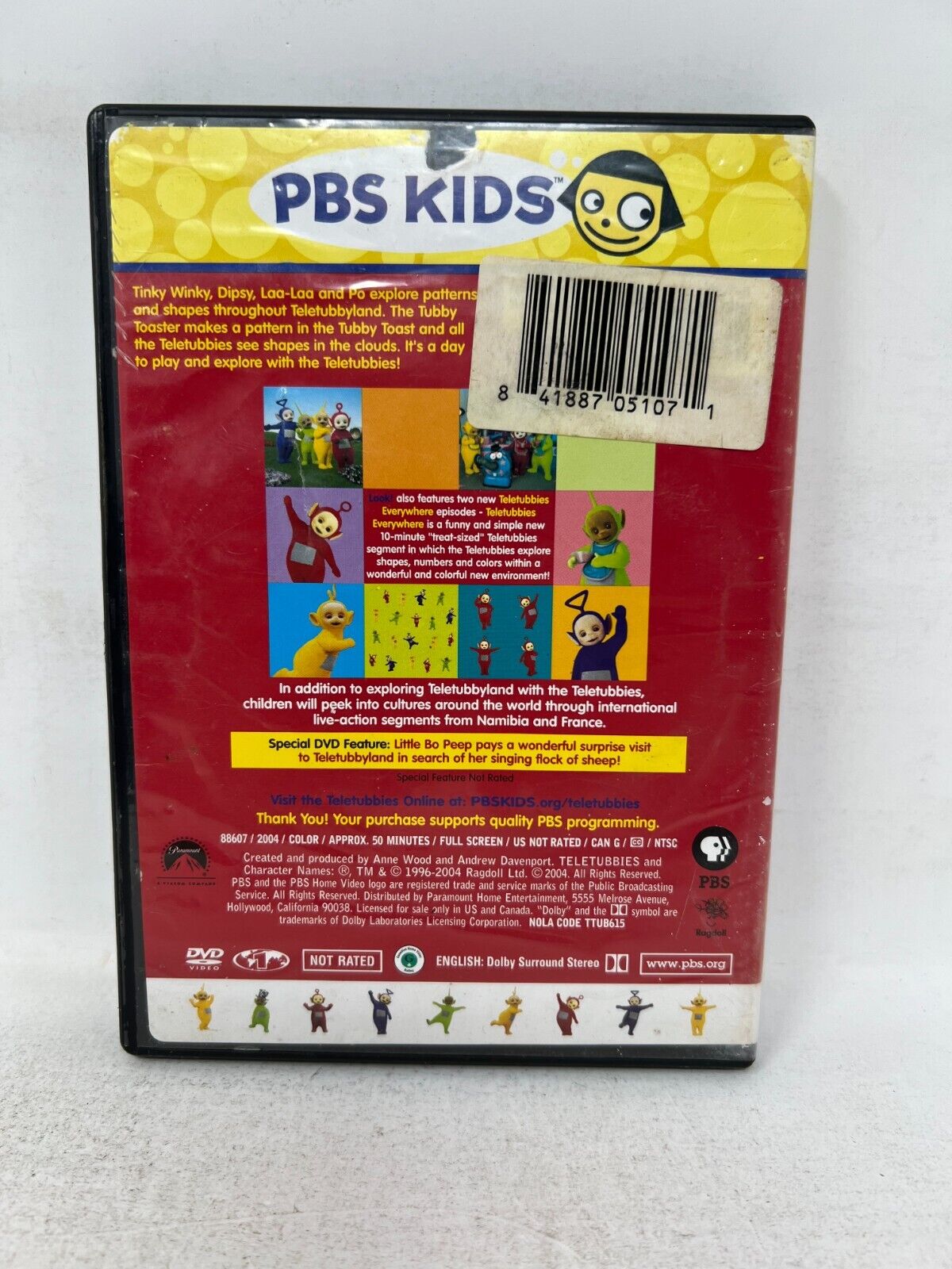 Teletubbies Look! Playful Patterns And Simple Shapes (DVD, 2004) Family