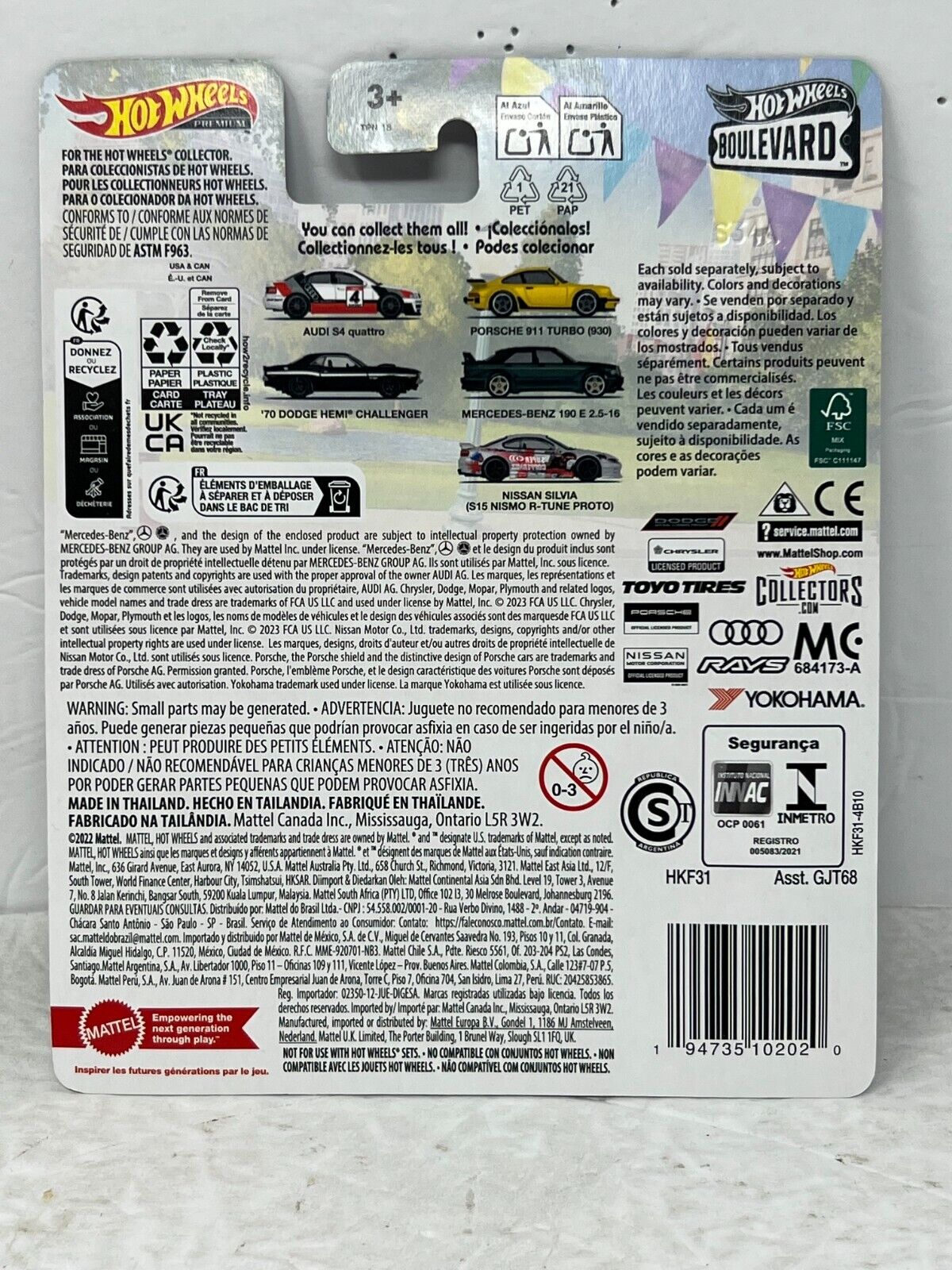 Hot Wheels Premium Boulevard Nissan Silvia (S15 Nismo R-Tune Proto) 1:64 Diecast