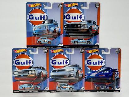 Hot Wheels Premium Car Culture Gulf 1:64 Diecast Complete Set of 5