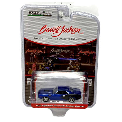 Greenlight Barrett-Jackson 1970 Plymouth Barracuda Hardtop 1:64 Diecast