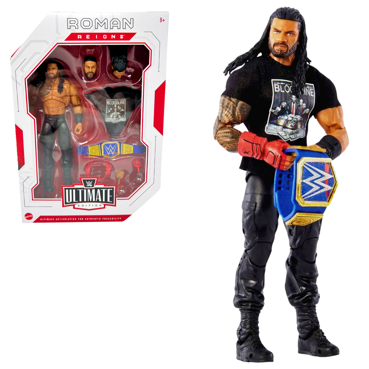 WWE Roman Reigns Ultimate Edition Mattel Action Figure Universal Champion Mattel Toys