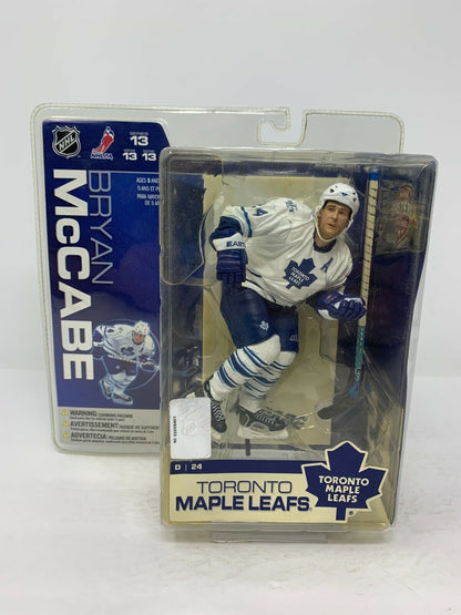 Mcfarlane NHL Bryan McCabe Toronto Maple Leafs White Jersey Series 13 Figure