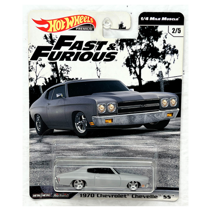 Hot Wheels Premium Fast & Furious 1970 Chevrolet Chevelle SS 1:64 Diecast