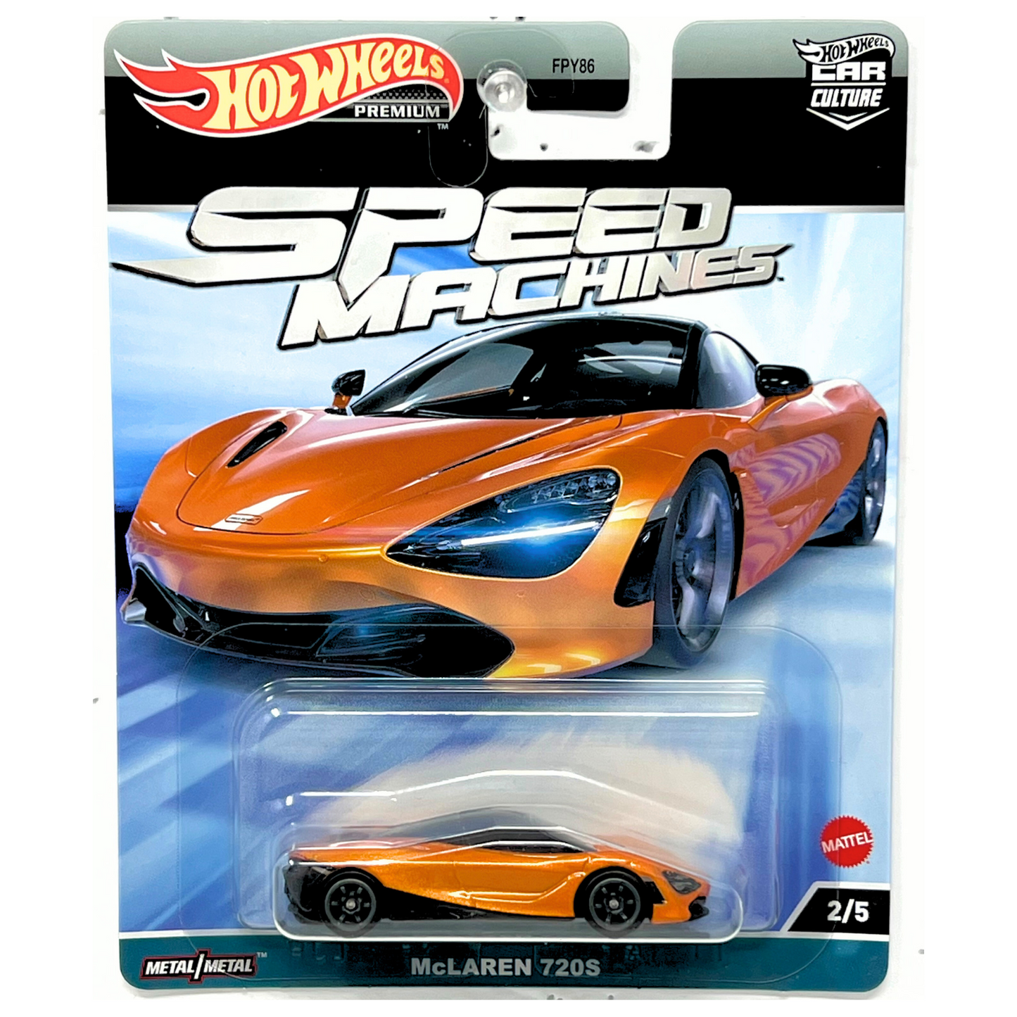 Hot Wheels Premium Speed Machines McLaren 720S 1:64 Diecast