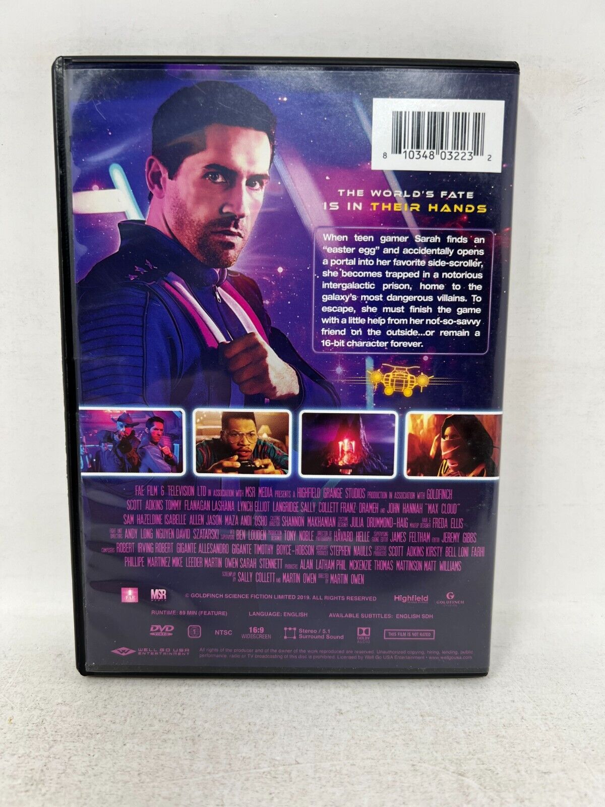 Max Cloud (DVD, 2019) Scott Adkins John Hannah Sci-Fi movie