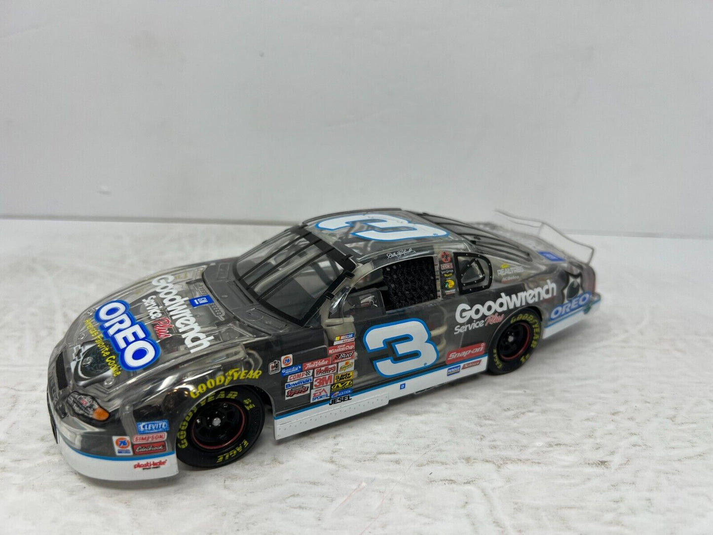 Action Nascar #3 Dale Earnhardt Sr. Oreo Goodwrench CLEAR 2001 1:24 Diecast