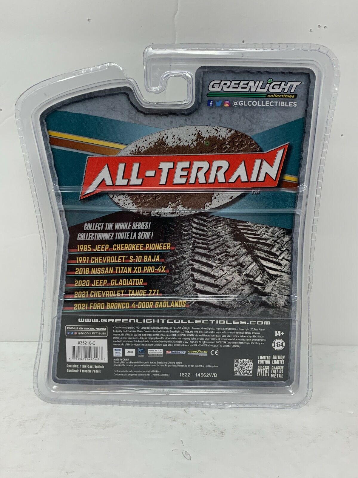 Greenlight All-Terrain 2018 Nissan Titan XD Pro-4X 1:64 Diecast