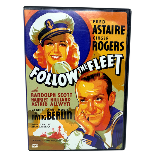 Follow The Fleet (DVD, 2005) Fred Astaire Ginger Rogers Music Good Condition!!!