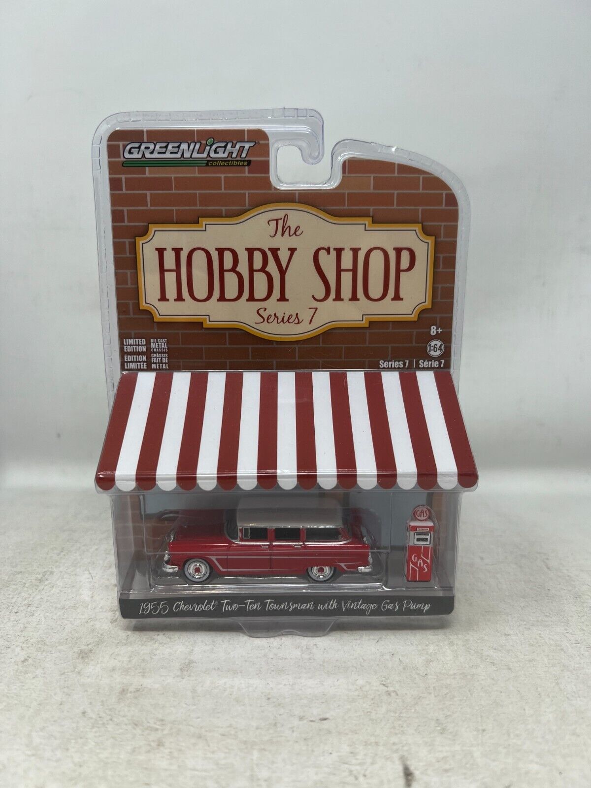 Greenlight The Hobby Shop Series 7 1955 Chevrolet Two-Ten Townsman 1:64 Diecast