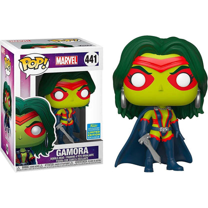 Funko Pop! Marvel #441 Gamora Convention Exclusive Bobble-head Vaulted