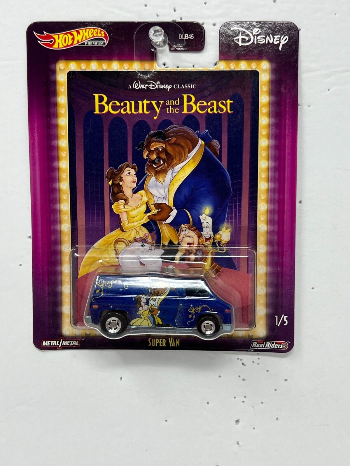 Hot Wheels Premium Disney Beauty and the Beast Super Van 1:64 Diecast