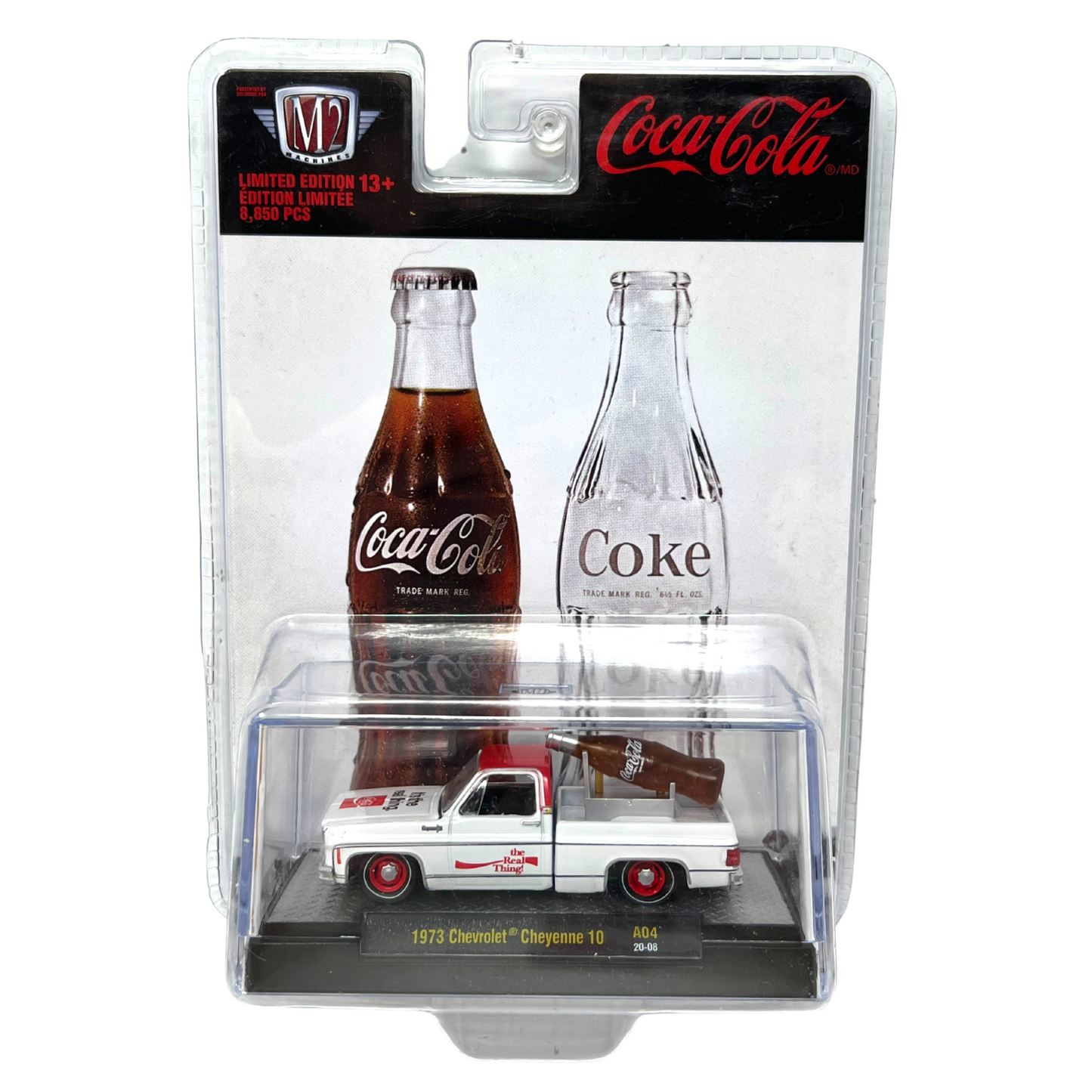 M2 Machines Coca-Cola 1973 Chevrolet Cheyenne 10 A04 1:64 Diecast