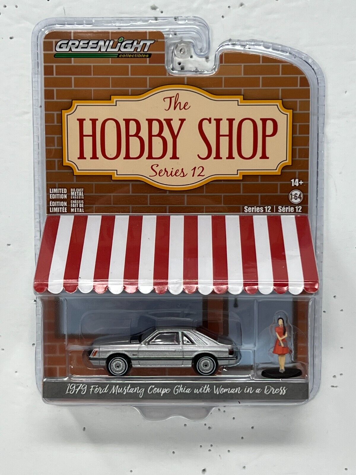 Greenlight The Hobby Shop 1979 Ford Mustang Coupe Ghia 1:64 Diecast