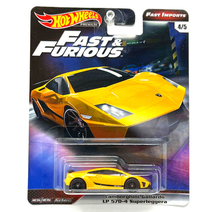 Hot Wheels Premium Fast & Furious Fast Imports Lamborghini Gallardo 1:64 Diecast