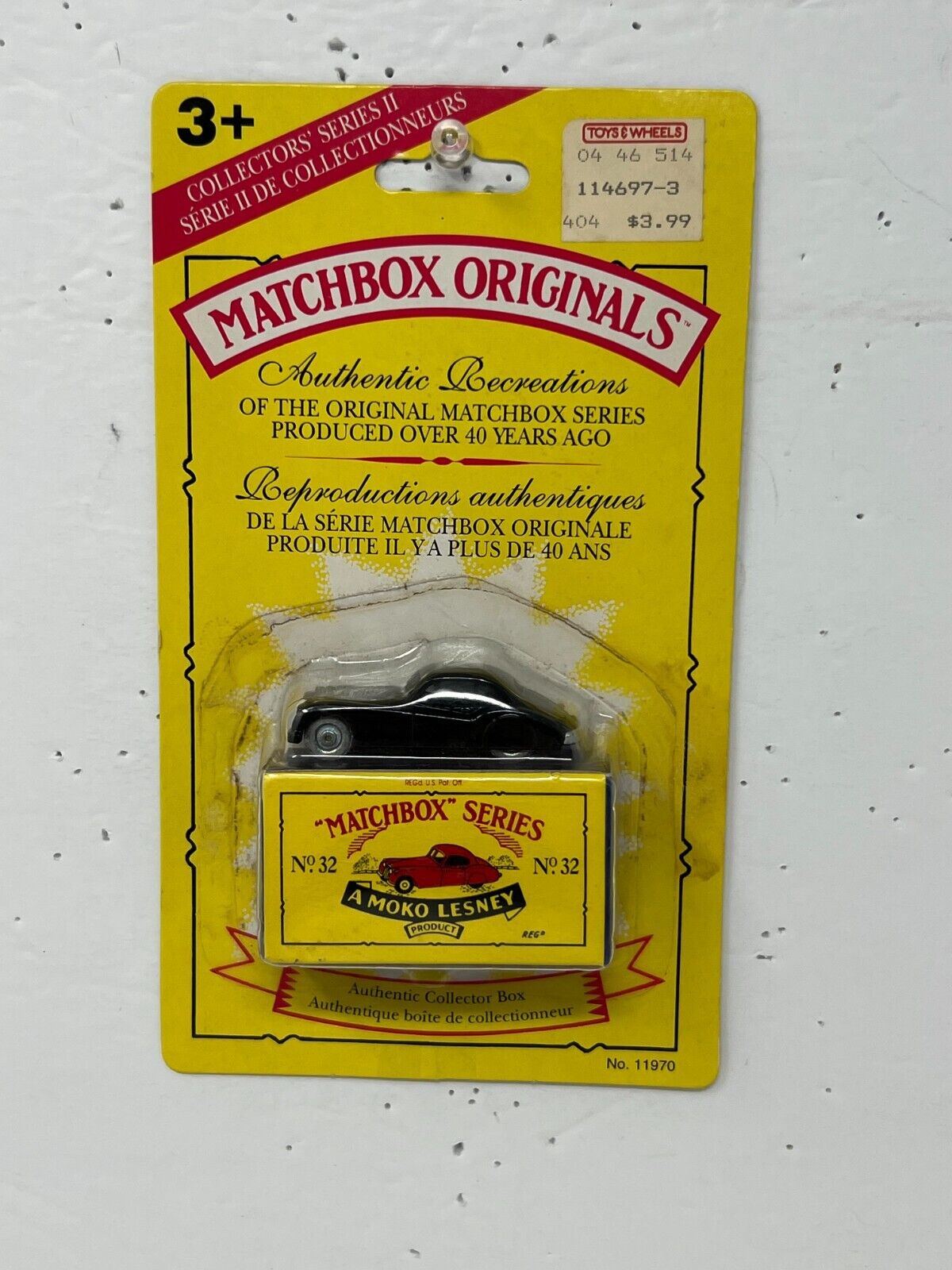 Matchbox Originals Authentic Recreations No. 32 Jaguar XK 140 Diecast