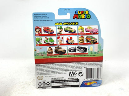 Hot Wheels Super Mario Character Cars Luigi 1:64 Diecast