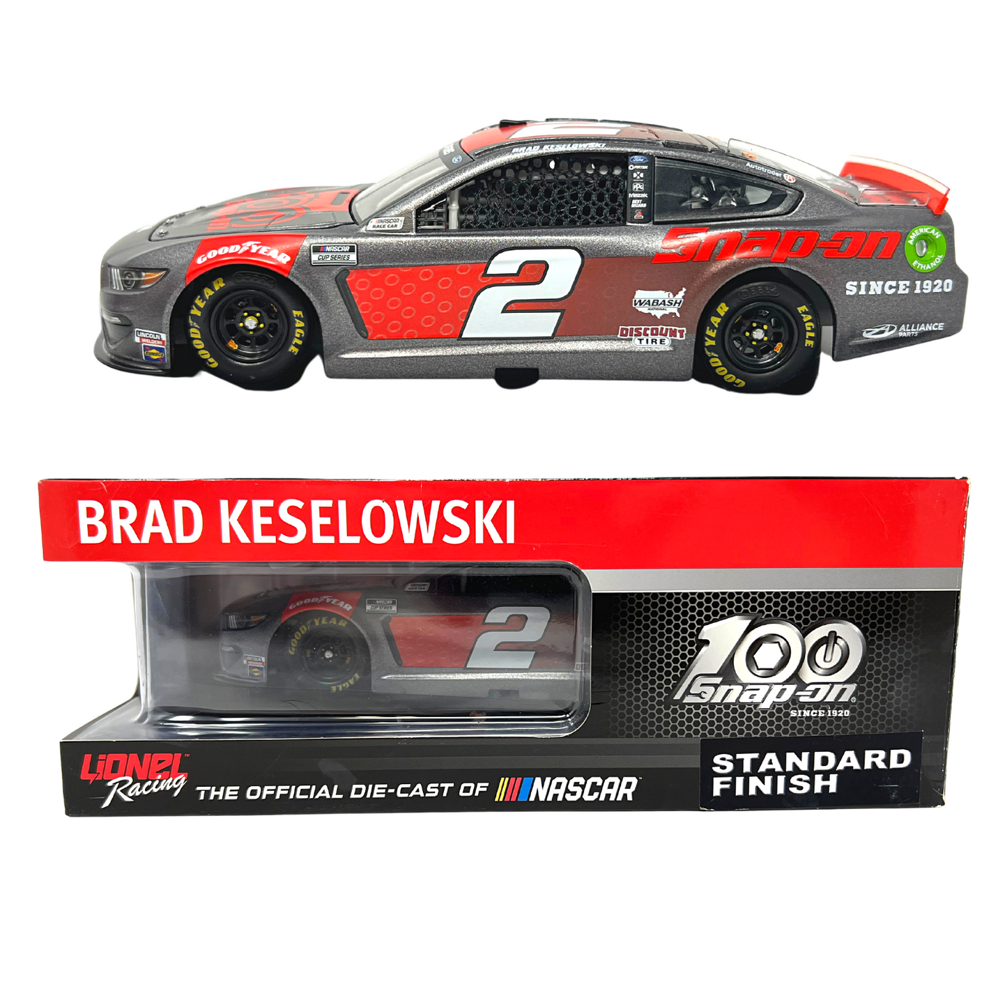 Lionel Racing Nascar #2 Brad Keselowski Snap-On Tools Ford Mustang 1:24 Diecast