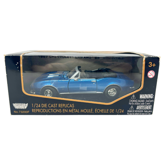 Motormax 1967 Chevrolet Camaro SS 396 Convertible 1:24 Diecast