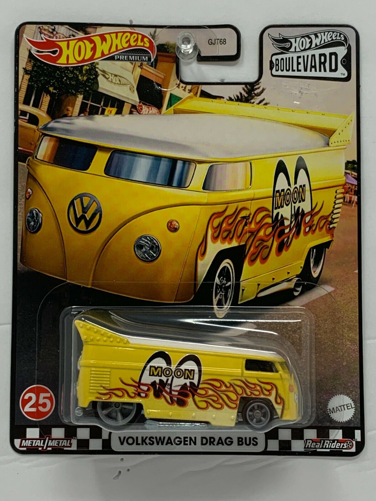 Hot Wheels Premium Boulevard Volkswagen Drag Bus Real Riders 1:64 Diecast