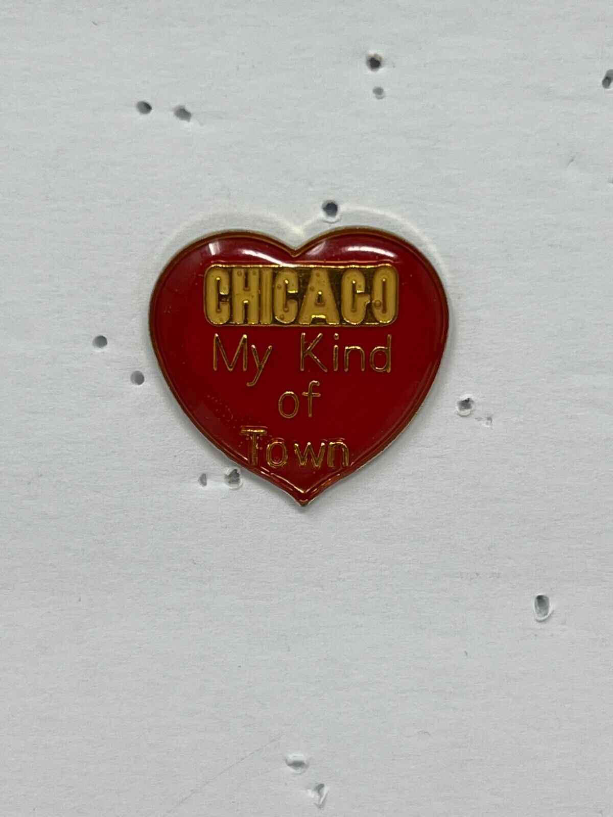 Chicago My Kind of Town Heart Souvenir Cities & States Lapel Pin P1