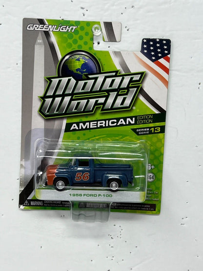 Greenlight Motor World American 1956 Ford F-100 1:64 Diecast