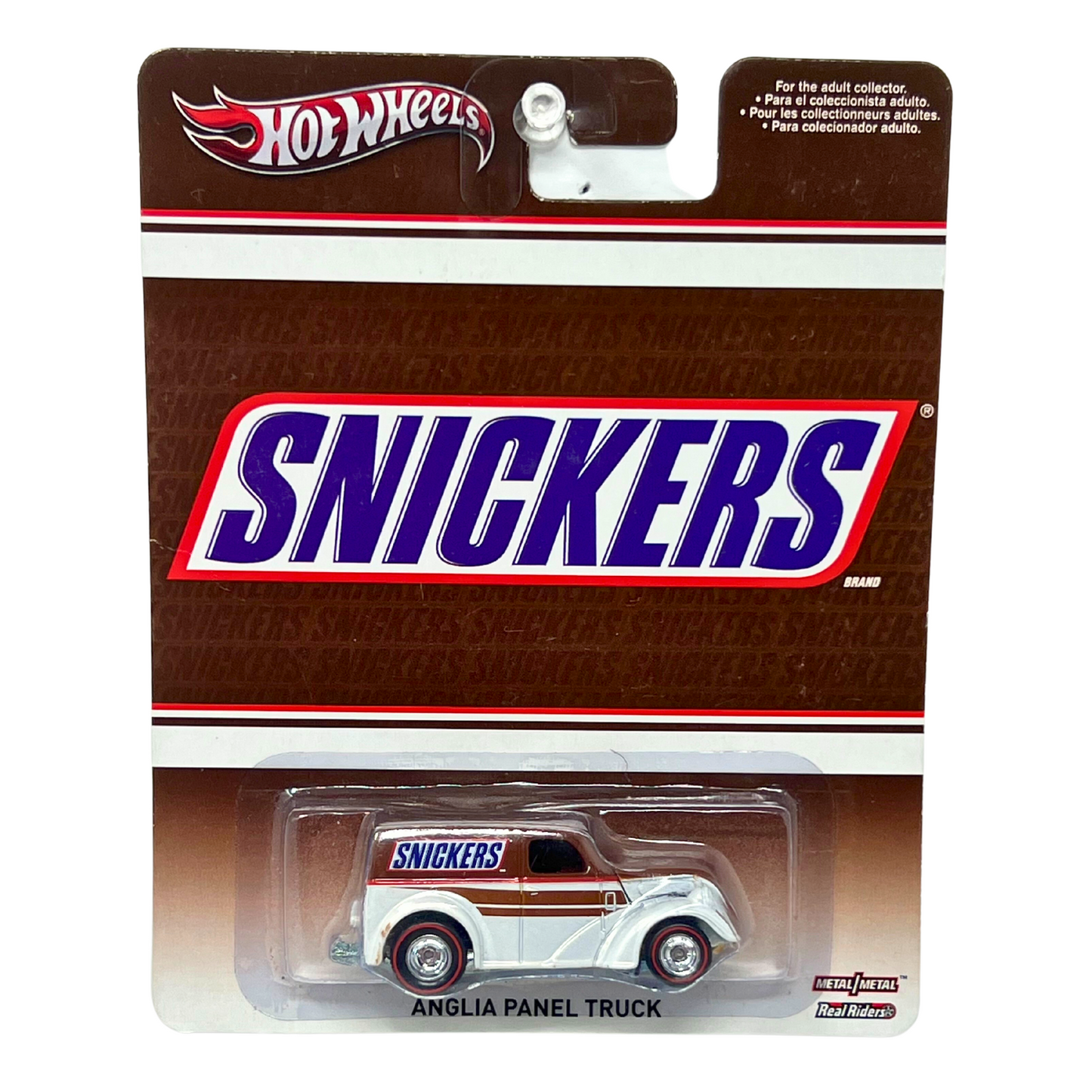 Hot Wheels Snickers Anglia Panel Truck Real Riders 1:64 Diecast