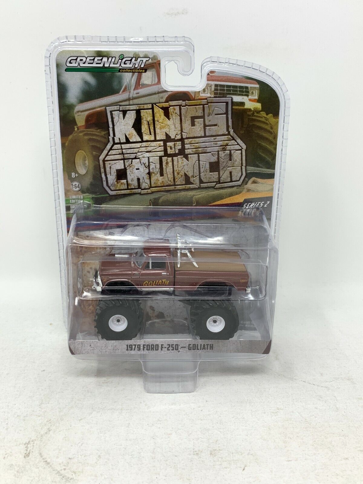 Greenlight Kings of Crunch Series 2 1979 Ford F-250 - Goliath 1:64 Diecast