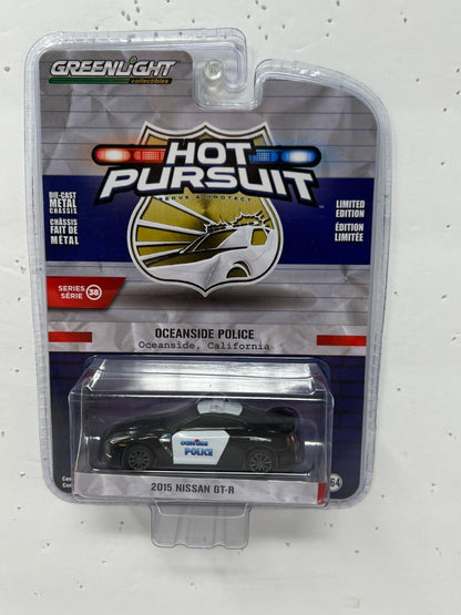 Greenlight Hot Pursuit Series 38 Oceanside Police 2015 Nissan GT-R 1:64 Diecast