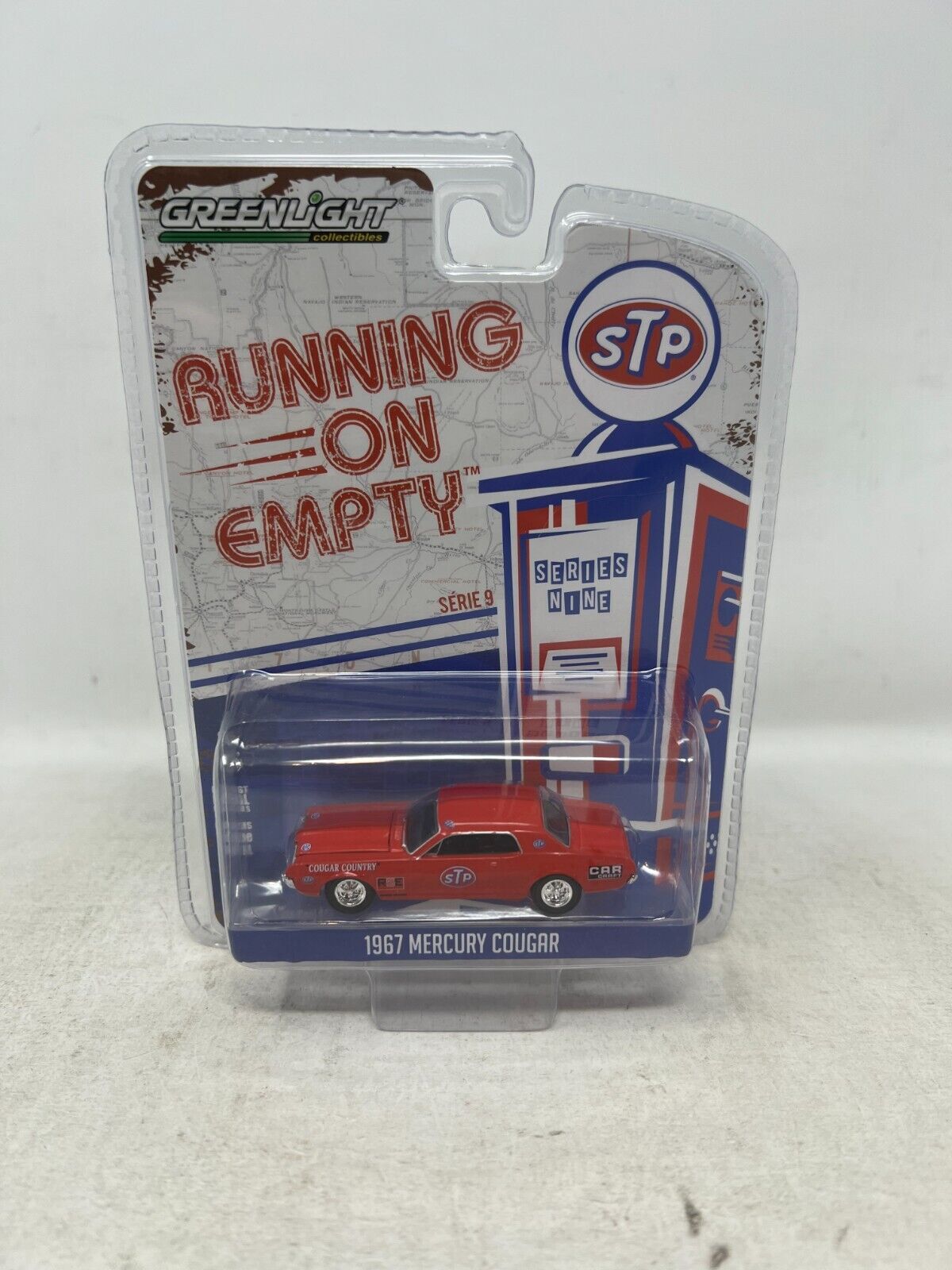 Greenlight Running on Empty Series 9 1967 Mercury Cougar 1:64 Diecast