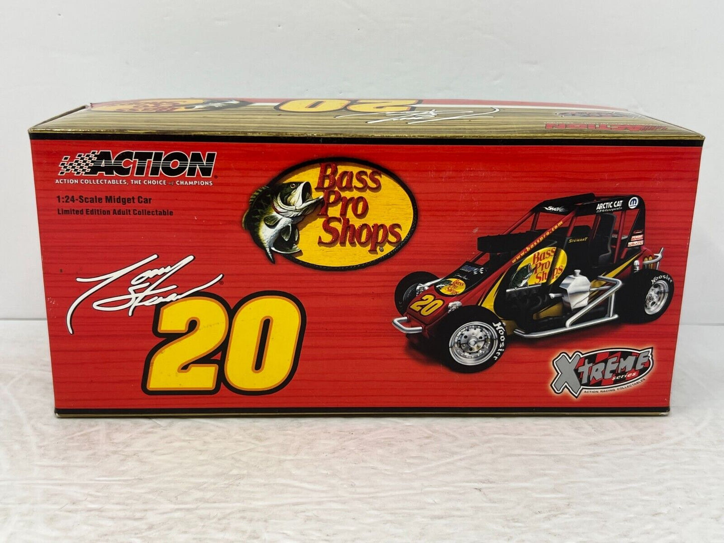 Action Nascar #20 Tony Stewart Bass Pro GM Dealers 2005 Midget 1:24 Diecast