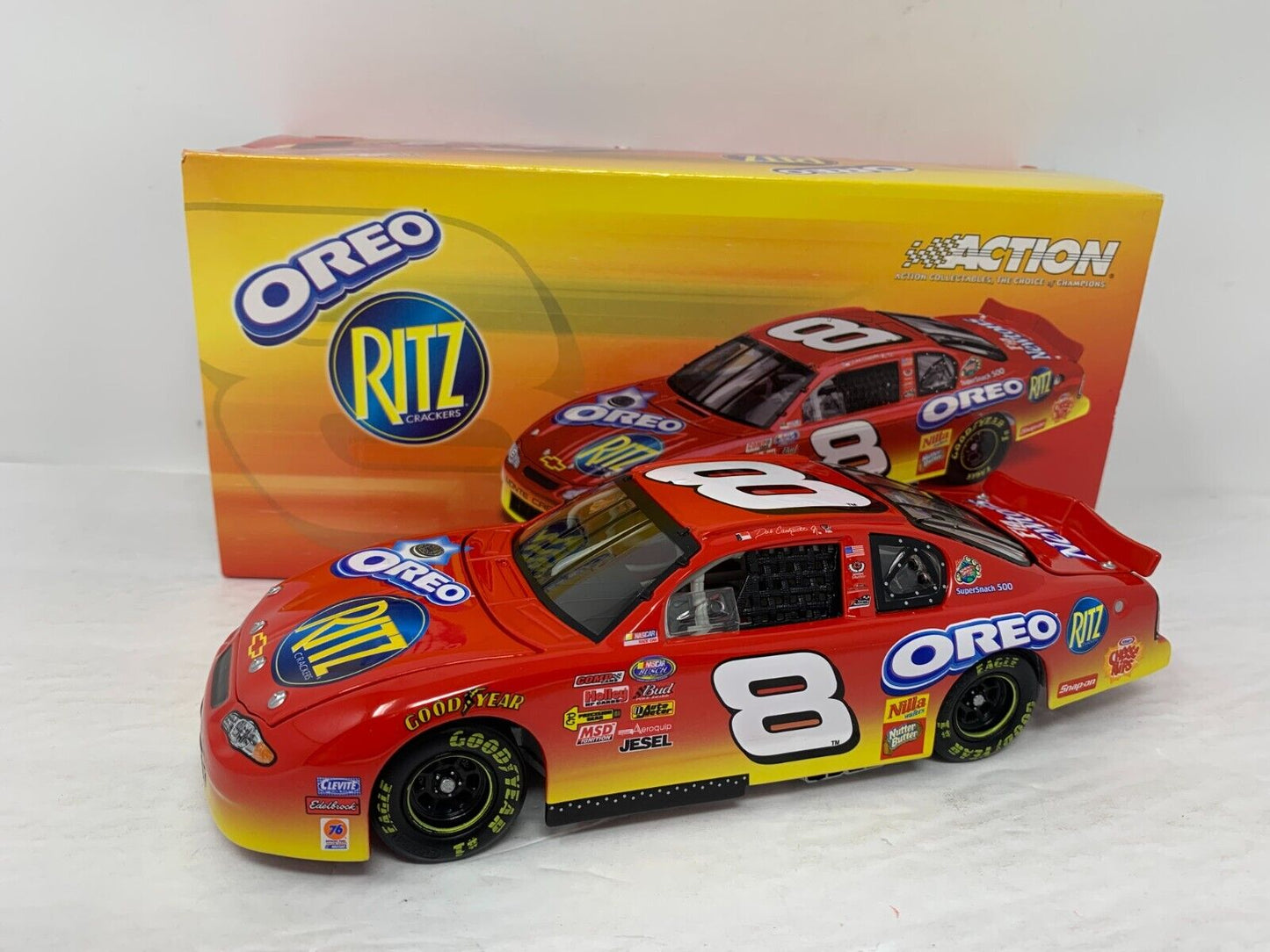 Action Nascar #8 Dale Earnhardt Jr Ritz Oreo 2003 Monte Carlo 1:24 Diecast