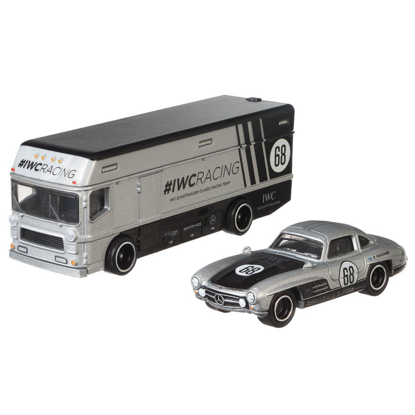 Hot Wheels Premium Mercedes-Benz 300 SL & Hauler #21 Team Transport 1:64 Diecast