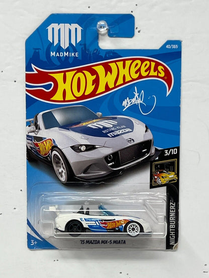 Hot Wheels Nightburnerz 2015 Mazda MX-5 Miata JDM 1:64 Diecast