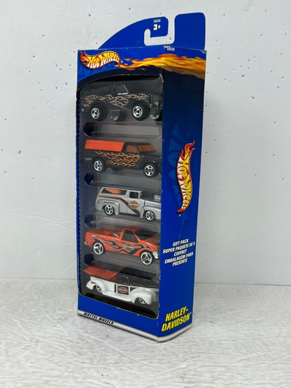 Hot Wheels Harley Davidson 5-Vehicle Gift Pack 1:64 Diecast