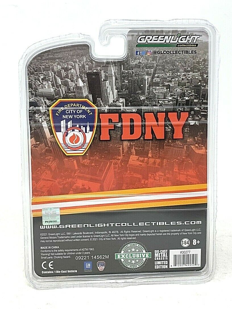 Greenlight Hobby Exclusive FDNY Fire Van 1989 GMC Vandura 1:64 Diecast