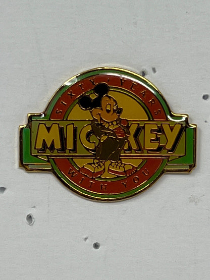 Mickey Mouse Sixty Years With You Disney Lapel Pin P2