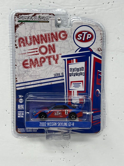 Greenlight Running on Empty 2002 Nissan Skyline GT-R 1:64 Diecast