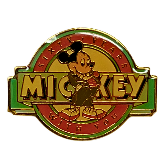 Mickey Mouse Sixty Years With You Disney Lapel Pin P2
