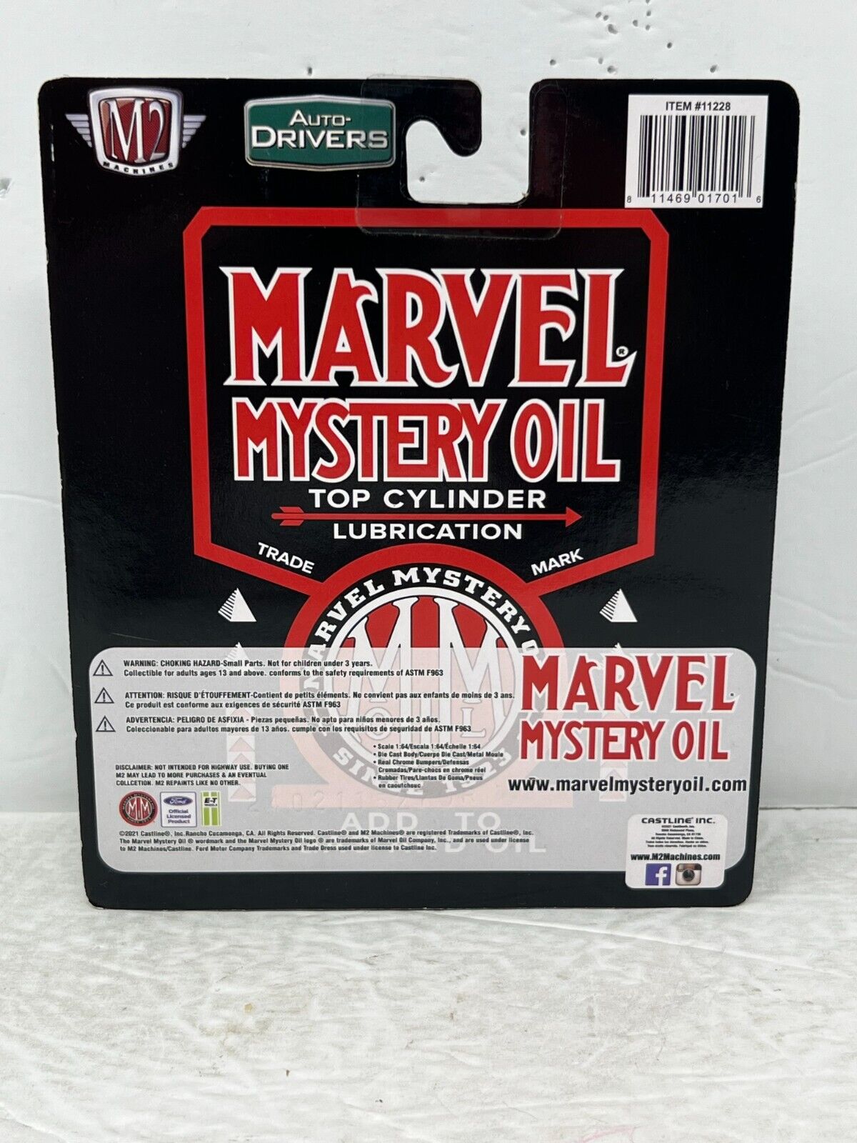 M2 Machines Marvel Mystery Oil 1956 Ford F-100 Truck CHASE 1:64 Diecast