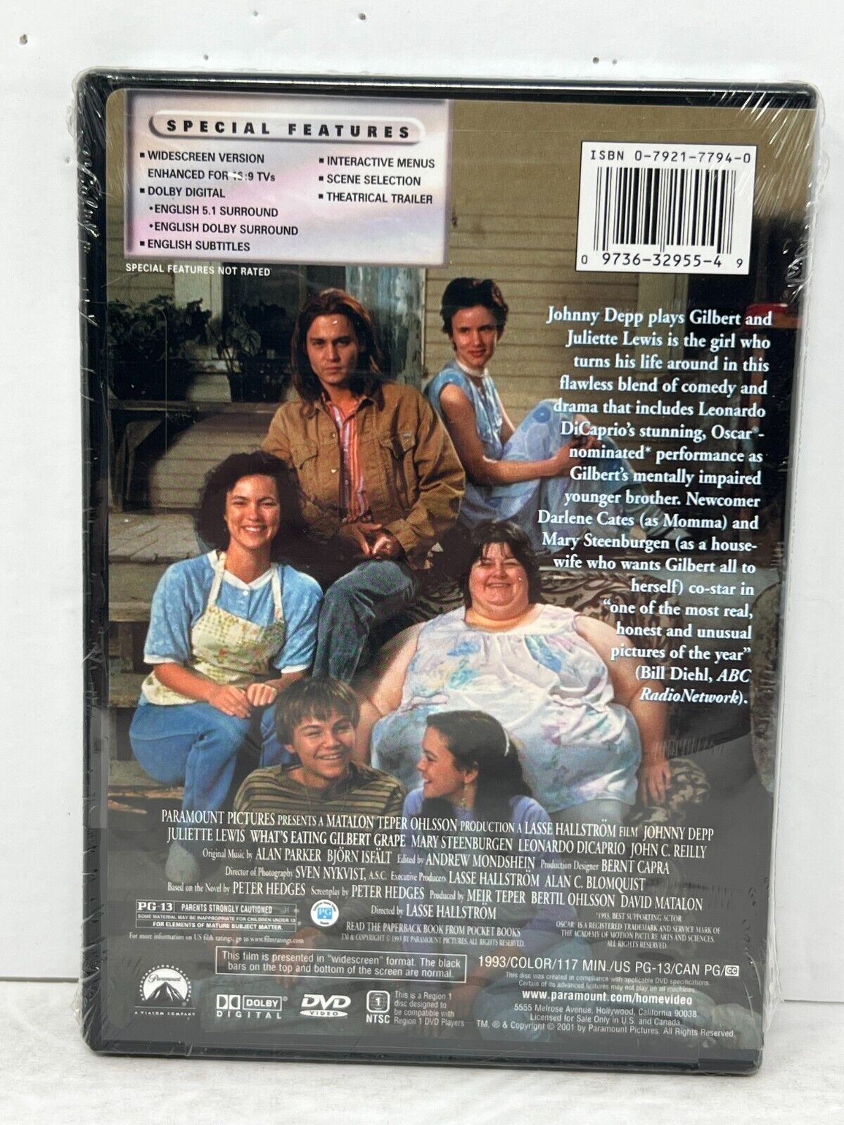 What's Eating Gilbert Grape (DVD, 2001) Romance Brand New and Sealed!!!