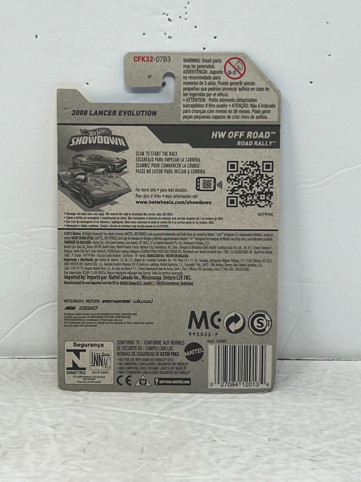 Hot Wheels HW Off-Road 2008 Lancer Evolution JDM 1:64 Diecast