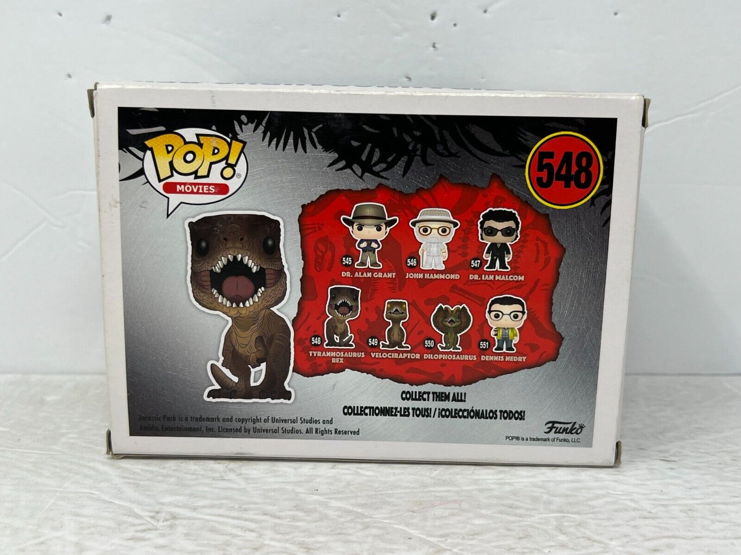 Funko Pop! Movies Jurassic Park #548 Tyrannosaurus Rex Vinyl Figure