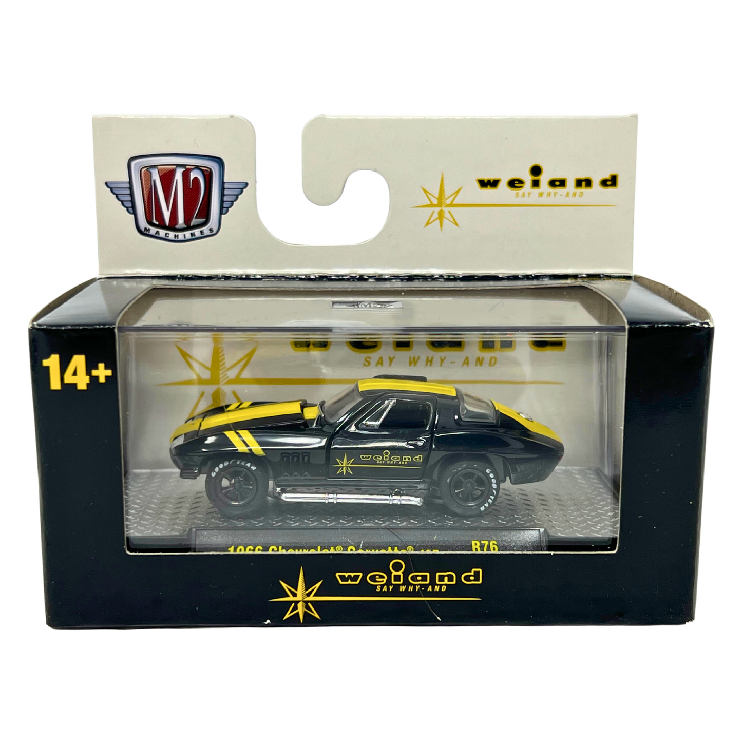 M2 Machines Weiand 1966 Chevrolet Corvette 427 1:64 Diecast