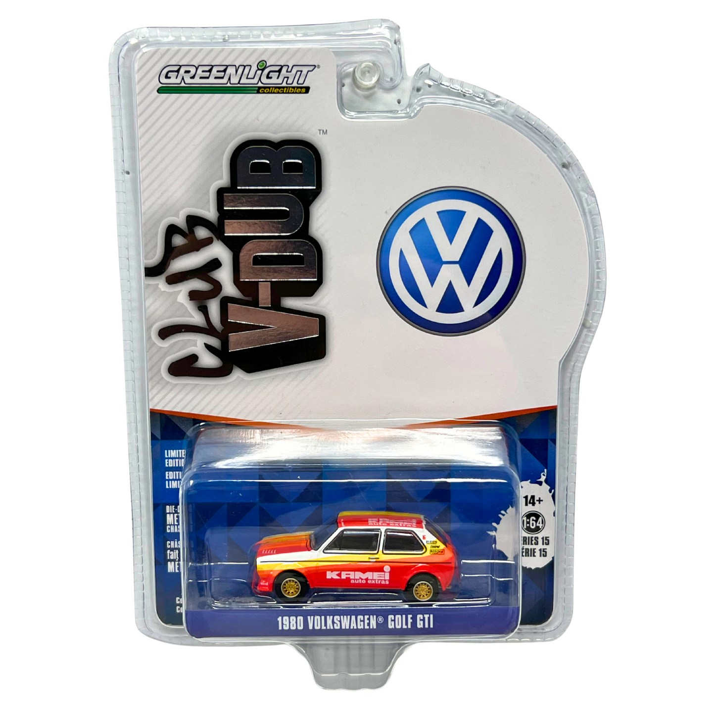 Greenlight Club V-Dub 1980 Volkswagen Golf GTI 1:64 Diecast